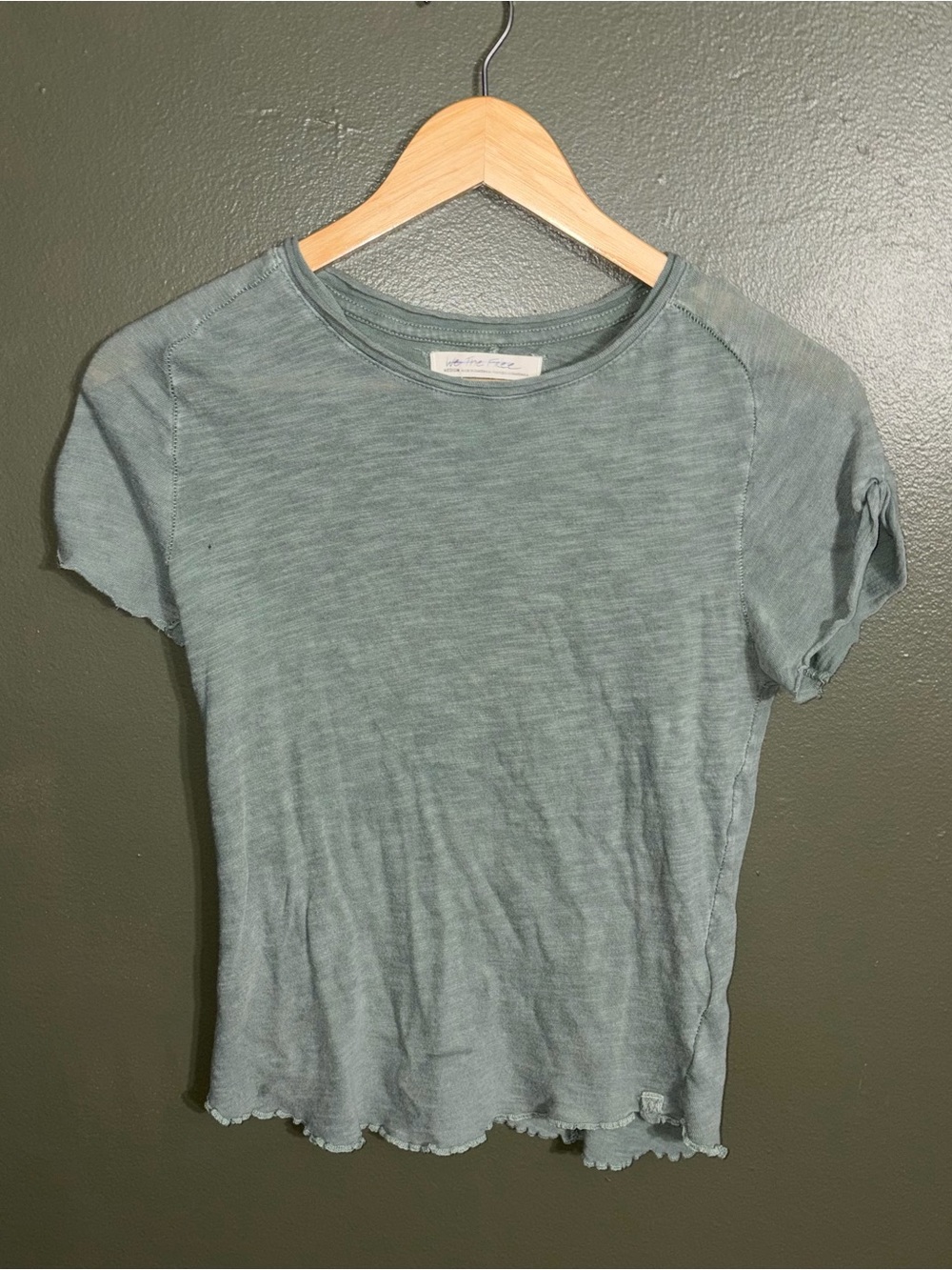 Free People Green tshirt